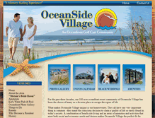 Tablet Screenshot of oceansidevillage.com